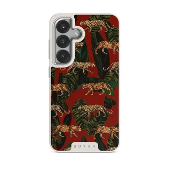 Morning Commute - Designer Samsung Galaxy S25 Case, Elite Light (Magnetic) / Silver