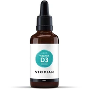Vitaminas D3 2000IU VIRIDIAN, 50 ml kaina