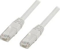 DELTACO U/UTP Cat6 patchkabel, LSZH, 1m, vit