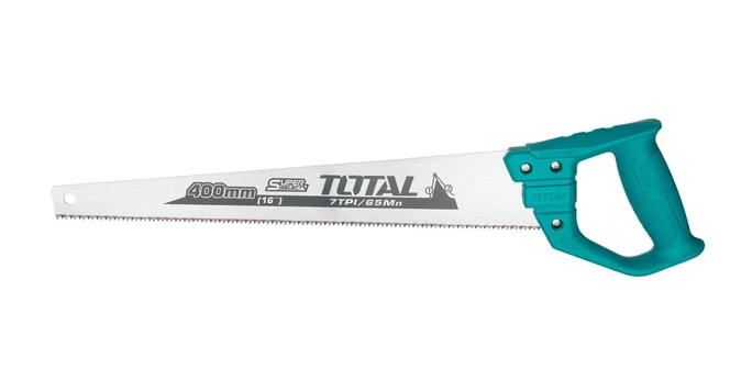 Pjūklas TOTAL, medienai, 0,9 mm, 7TPI, 400 mm, THT551663D