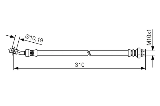 BOSCH 1 987 481 416 Brake hose