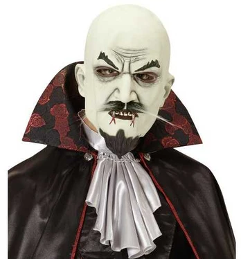 Vampyro kaukė su ūsais ir barzdele