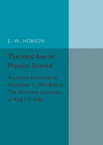 Ideal Aim of Physical Science