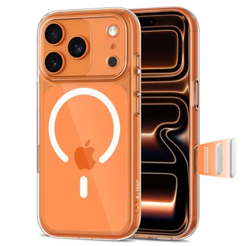Skaidrus dėklas Apple iPhone 17 Pro Max telefonui "Tech-Protect MagPeak Magsafe CC"