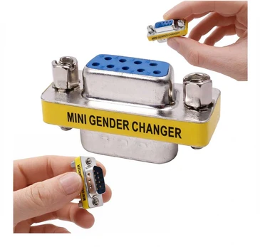 DB9 nuoseklusis adapteris - kištukas - kištukas - adapteris