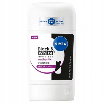 NIVEA_Black & White Authentic dezodoranat sztyft 50ml