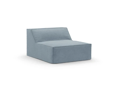 Modul Armless, "Jodie", 1 Seat, 80x102x70, Muted Blue