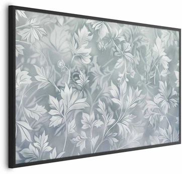 Artgeist Plakatas - Worn Floral Patterns in Muted Turquoises