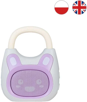 Alilo Pocket Bunny K1 - MP3 grotuvas su Bluetooth - violetinė