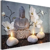 Artgeist Paveikslas - Buddha and Stones (1 Part) Wide kaina