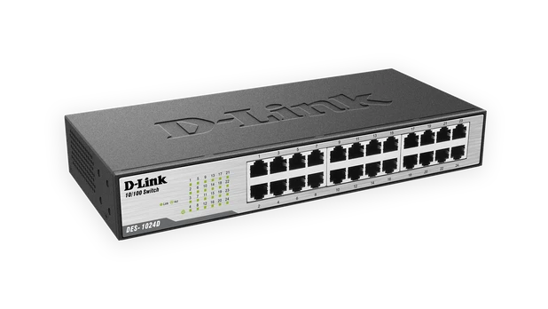 Komutatorius D-Link DES-1024D