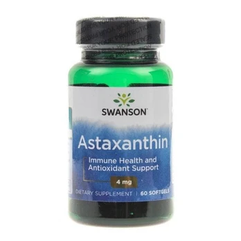 Swanson Astaksantinas 4mg 60 Minkštų Kapsulių