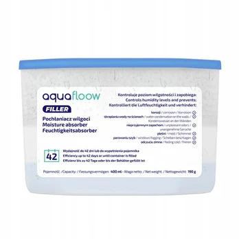AquaFloow Refiller drėgmės sugėriklis 400 ml - bekvapis