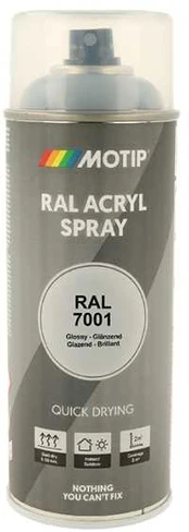 Motip Ral 7001 high gloss sidabrinis pilkas