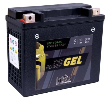 Akumuliatorius IntAct YTX20-BS, 12 V, 18 Ah, 300 A