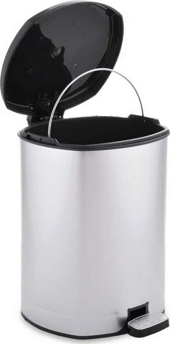 Šiukšliadėžė Berilo Radiant, sidabro, 6 l, 26 cm x 23.5 cm