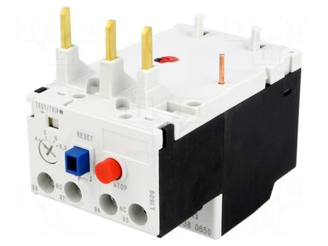 Thermal relay | Series: RF38 | Leads: screw terminals | 4÷6.5A