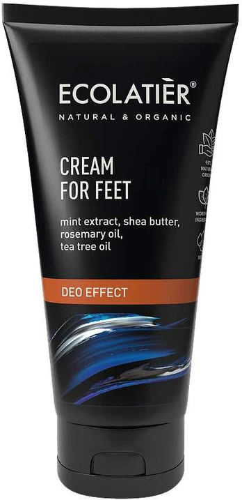 Alherbolab ECOLATIER dezodoruojantis kremas pėdoms, 100 ml