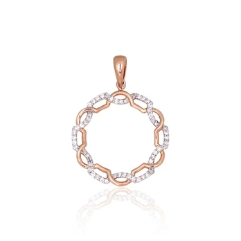 Auksinis pakabukas su deimantais Diamond Sky "Omega II"