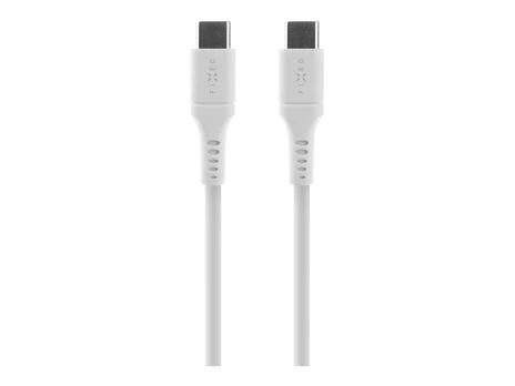 Fixed | Liquid Silicone Cable USB-C/USB-C, 2m, 60W | FIXDLS-CC2-WH