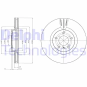 Stabdžių diskas DELPHI BG4107 kaina