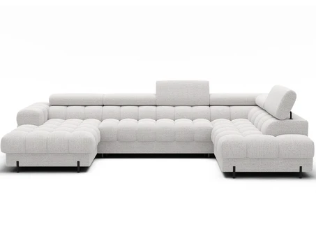 Eltap Kampinis sofa, Feraria, 358x202x93 cm, Balta