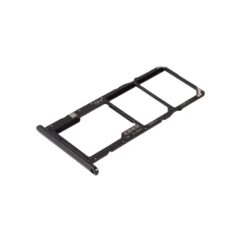 SIM kortelės laikiklis Huawei Y7 2019 Midnight Black ORG