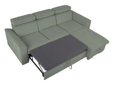 Kampinė sofa Evia, žalia kaina