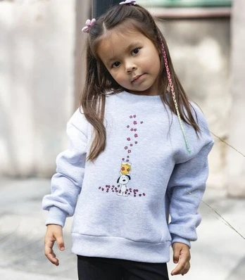 Snoopy vaikiškas megztinis 811238 01, pilkas