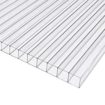 Kanalinis polikarbonatas 10mm, skaidrus, 1,05 x 2 m