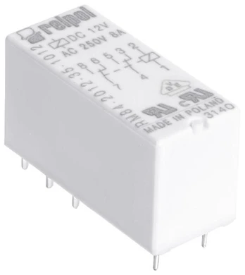 Elektromagnetinis relė 12v Dc, 16a/250v Ac, 16a/24v Dc