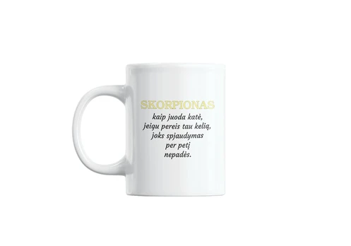 Puodelis „SKORPIONAS“