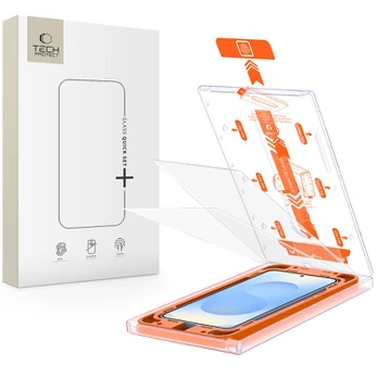 Apsauginis grūdintas stiklas Samsung Galaxy S25 telefonui "Tech-Protect Quick Set+ 2-Pack"