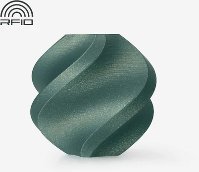 3D Plastikas - Filamentas PLA Galaxy Žalias With spool/Su rite | 1.75mm, 1kg | Bambu Lab