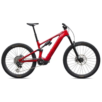 S-Works Turbo Levo 4 elektrinis dviratis | Gloss Red Tint - Silver Dust, S3