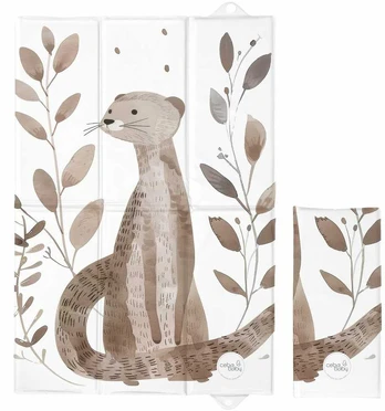 Sulankstomas vystymo kilimėlis 40x60 Basic Clever Otter