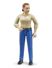 BRUDER priedas - moters figūrėlė 60408 kaina
