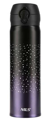Termogertuvė Nils Camp NCB11, 0.5 l, juoda/violetinė