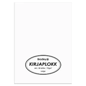 Popieriaus lapai Bradley Writing Pad, A4, 70 g/m², 50 vnt. kaina