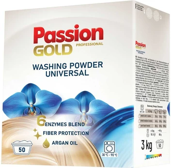 PASSION GOLD Professional Universalūs skalbimo milteliai 3kg