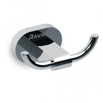 Ravak dvigubas kabliukas Chrome CR 100.00