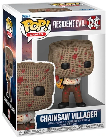Funko POP figure Resident Evil grandininis pjūklas Villager