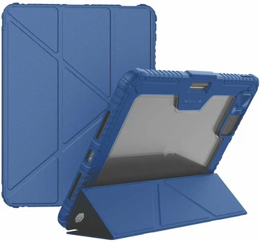 Nillkin Bumper PRO Protective Stand Case Multi-angle for iPad Pro 11 2024 Sapphire Mėlyna