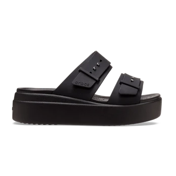 Crocs™ Brooklyn Sandal Low Wedge Women's - Dydis 38 (207431-001 Basutės)