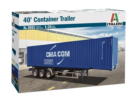 Konstruktorius Italeri - 40' Container Trailer, 1/24, 3951