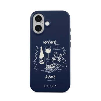 Wine & Dine - iPhone 16 Case, Tough (MagSafe) / N/A