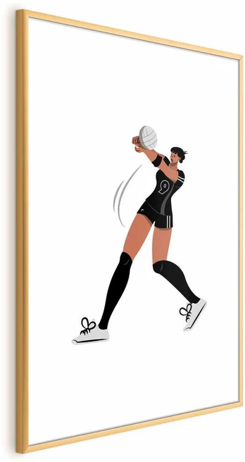 Artgeist Plakatas - Illustration - Female Volleyball Team Player