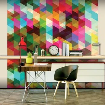 Artgeist Fototapetas - Colourful Geometry 400x309