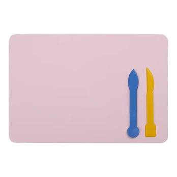 Rinkinys plastilinui 220x150mm rausvas