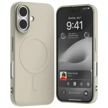 Dėklas Mercury MagSafe Semi-Silicone iPhone 16 6,1" kamienny|stone